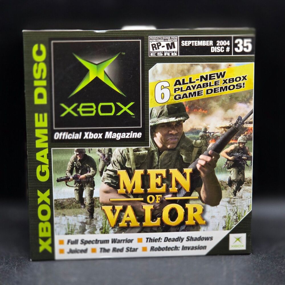 Official Xbox Magazine Demo Disc #35 September 2004 Men of Valor Thief